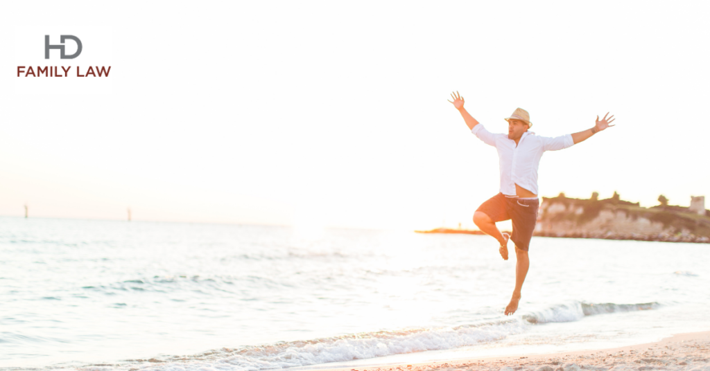 man on beach