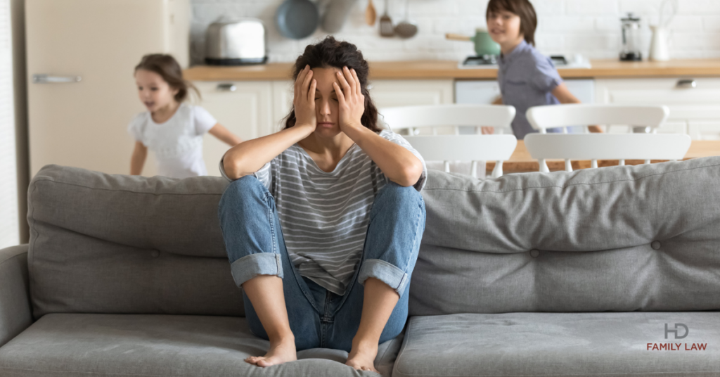 mother upset